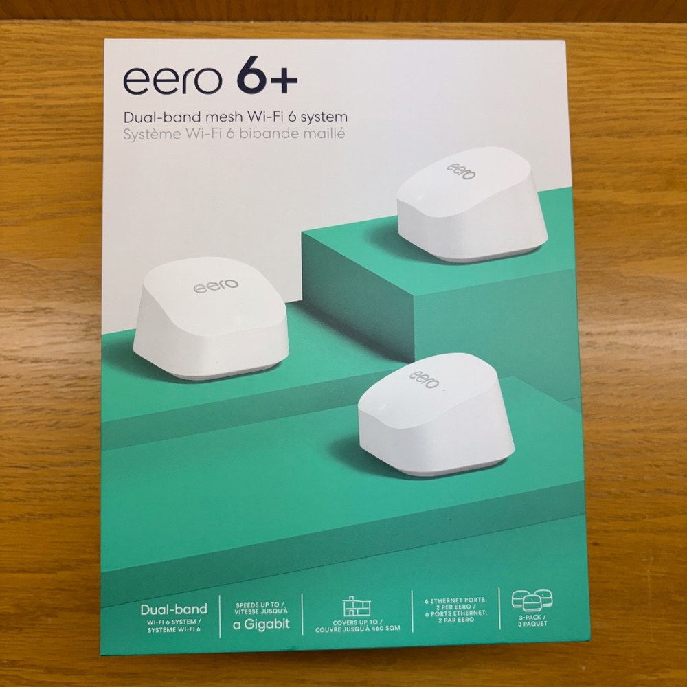 eero 6+ mesh Wi-Fi system - 3-pack